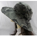 Camo Sloping Brim Bucket Hat